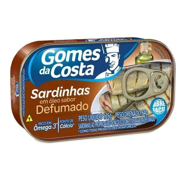 SARDINHA GOMES DA COSTA SABOR DEFUMADO 125G