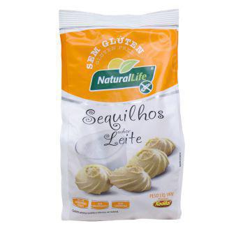 SEQUILHOS NATURAL LIFE LEITE 180G