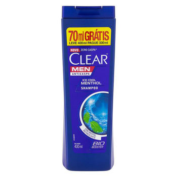 SHAMPOO CLEAR ANTICASPA 400ML MEN ICE COOL MENTHOL