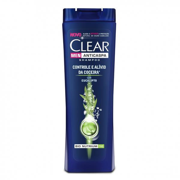 Shampoo Anticaspa Clear Men Controle E Alívio Da Coceira 200ml