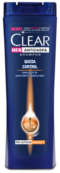 Shampoo Anticaspa Clear Men Queda Control 200ml