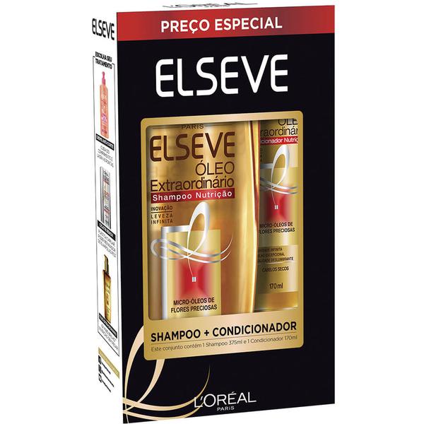 SHAMPOO +COND ELSEVE OLEO EXTRA 375ML