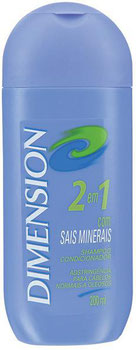 SHAMPOO DIMENSION 2EM1 NORMAIS / OLEOSOS 200ML
