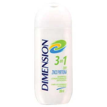 SHAMPOO DIMENSION 3 EM 1 200ML