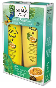 SHAMPOO E CONDICIONADOR SKALA MARACUJÁ 325ML