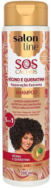 Shampoo Salon Line Sos Cachos Ricino 300ml