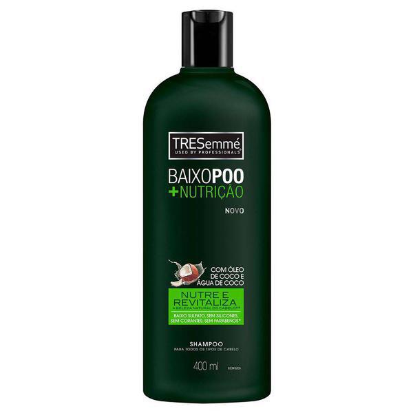 Shampoo Tresemmé Baixo Poo +Nutrição 400ml