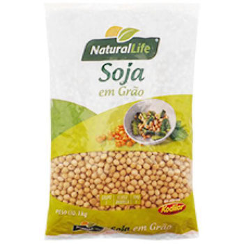 SOJA EM GRAO NATURAL LIFE 1KG