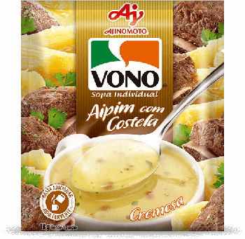 SOPA AJINOMOTO VONO AIPIM C/ COSTELA18G