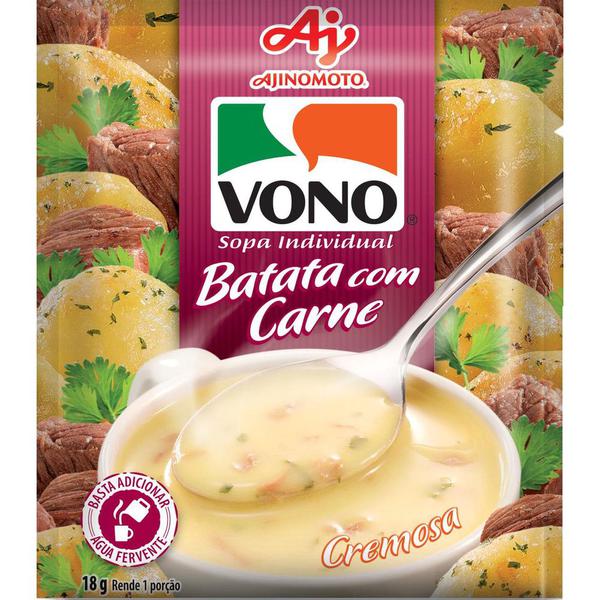 SOPA AJINOMOTO VONO BATATA CARNE CREMOSA 18G