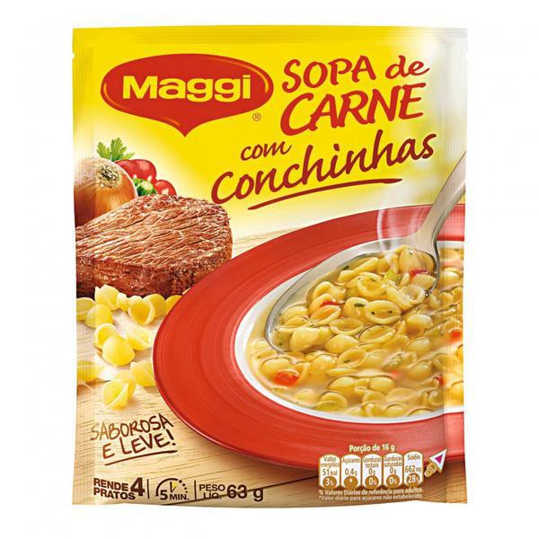 SOPA MAGGI 63G CARNE C/CONCHINHA