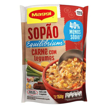 SOPAO MAGGI CARNE MENOS SODIO 150G