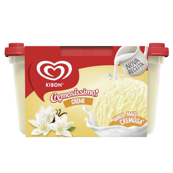 SORVETE KIBON CREMOSISSIMO CREME 1,5L