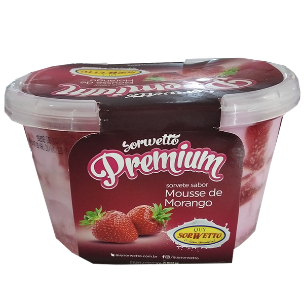 SORVETE QUY SORWETTO MOUSE MORANGO  1,500ML