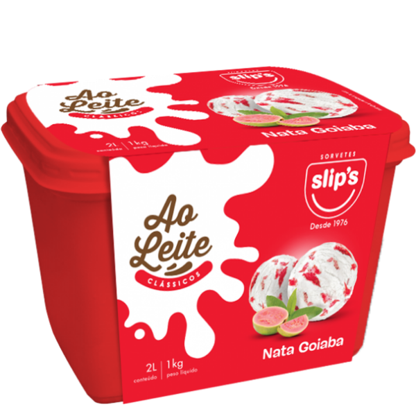 SORVETE SLIP´S NATA GOIABA 2L