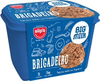SORVETE SLIP´S  POTE BRIGADEIROO 2L