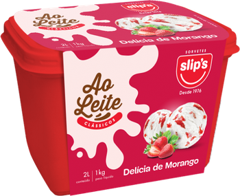 SORVETE SLIPS DELICIA DE MORANGO 2L