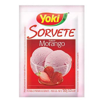 SORVETE YOKI MORANGO 150G