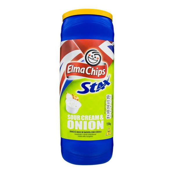 STAX ELMA CHIPS SOUR CREAM E ONION 156G