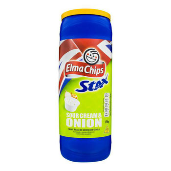 STAX ELMA CHIPS SOUR CREAM E ONION 156G