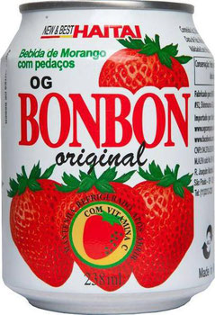 SUCO BONBON HAITAI MORANGO 235ML
