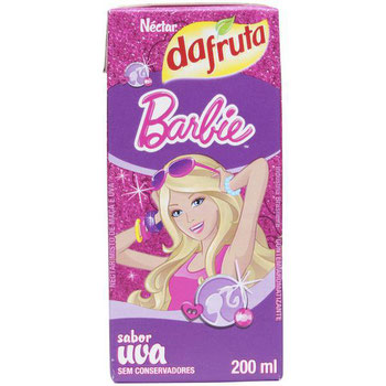 SUCO DAFRUTA BARBIE TETRA UVA 200ML