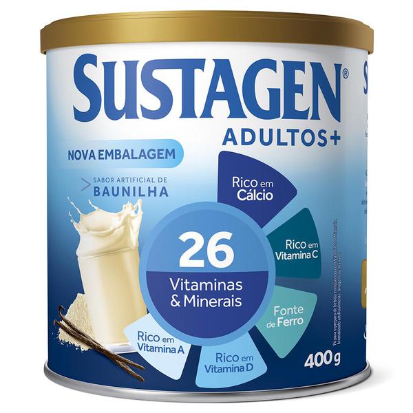 SUSTAGEN NUTRICAO E ENERGIA BAUNILHA 400G