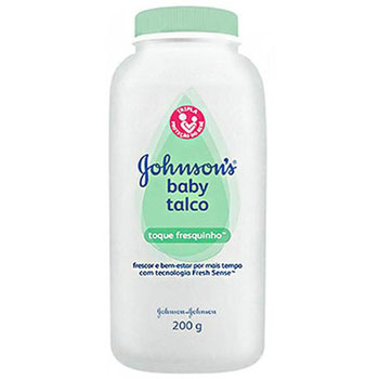 TALCO JOHNSON BABY TOQUE FRESQUINHO 200G