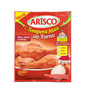 TEMPERO ARISCO AO FORNO ALHO/CEBOLA/COLORAU 21G
