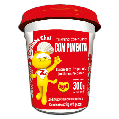 TEMPERO COMPLETO ZAELI C/PIMENTA 300GR