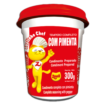 TEMPERO COMPLETO ZAELI C/PIMENTA 300GR