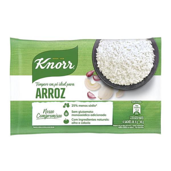 TEMPERO KNORR MEU ARROZ ALHO CEBOLA 46 GR