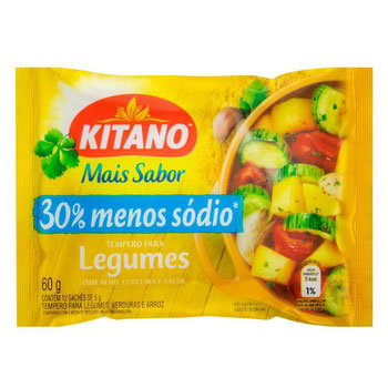 TEMPERO MAIS SABOR LEGUMES KITANO 60G