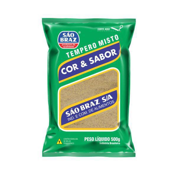 TEMPERO MISTO SAO BRAZ COR SABOR 500G