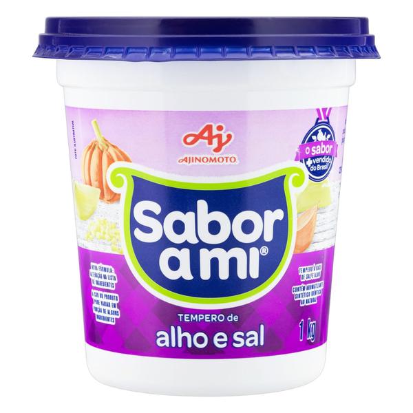 TEMPERO SABOR AMI 1KG ALHO SAL
