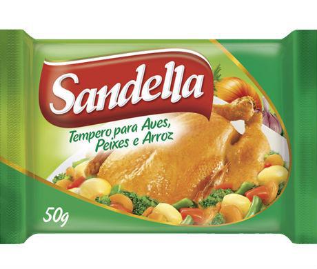 TEMPERO SANDELLA SACHES AVES PEIXES 50G