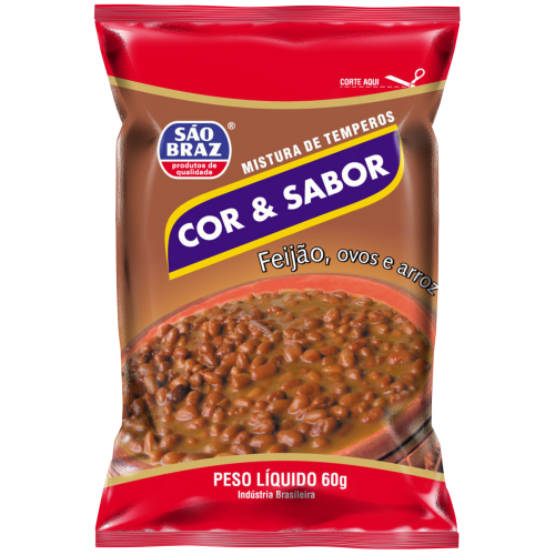 TEMPERO SAO BRAZ COR E SABOR FEIJAO 60G