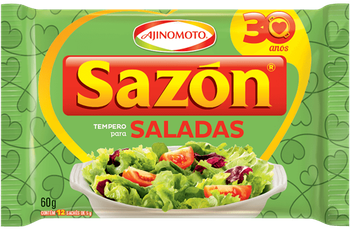 Tempero Sazon Para Saladas Pacote 60gr