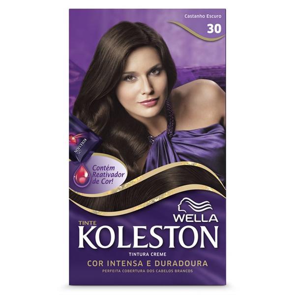 TINT KOLESTON CREME 30 CASTANHO ESCURO