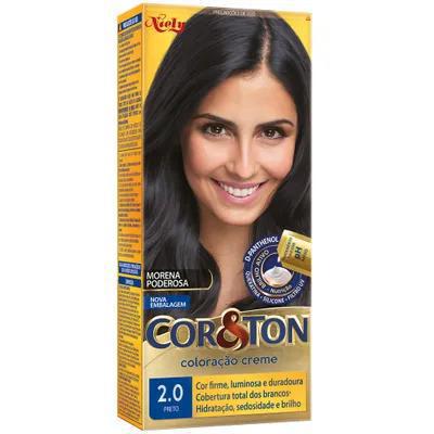 Tintura Cor & Ton 2.0 Preto Mini Kit