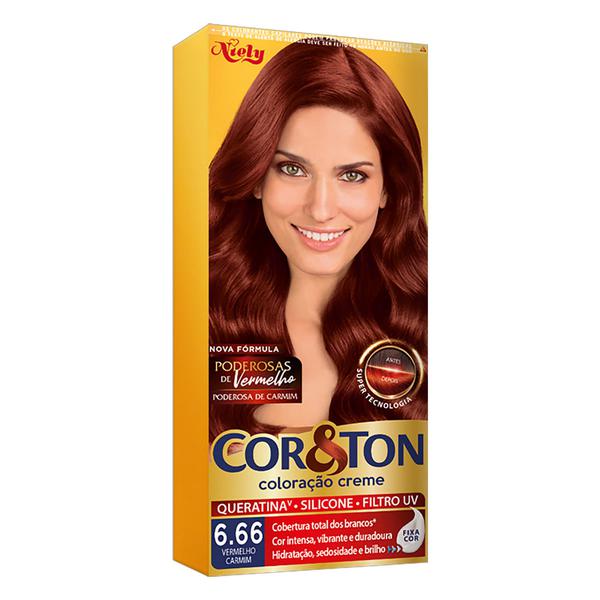 TINT NIELY COR&TON 6.66 LOURO ESCURO VERMELHO