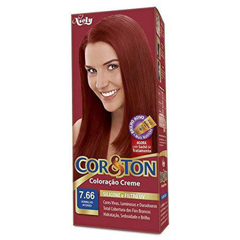 TINT NIELY COR&TON 7.66 VERMELHO INTENSO