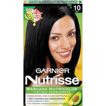 Tintura Permanente Nutrisse Máscara Nutritiva Kit 10 Onix
