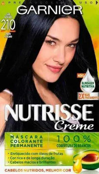 Coloração Garnier Nutrisse 210 Café Azulado