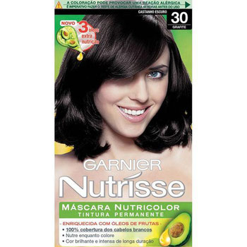 Tintura Permanente Nutrisse 30 Castanho Escuro