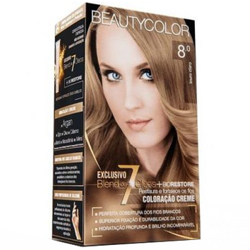 TINTURA BEAUTY COLOR LOURO ULTRA CLARÍSSIMO GELO 8.0