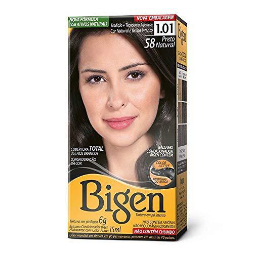 TINTURA BIGEN PRETO NATURAL 1.01 15ML