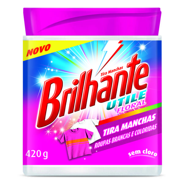 TIRA MANC BRILHANTE FLORAL UTILE PO S/CLORO 420G