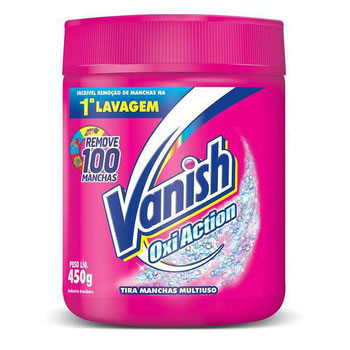 Tira Manchas Em Pó Vanish Multi Power Oxi Action Para Roupas Coloridas 450g