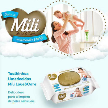 TOALHAS UMEDECIDAS MILI C/100UND